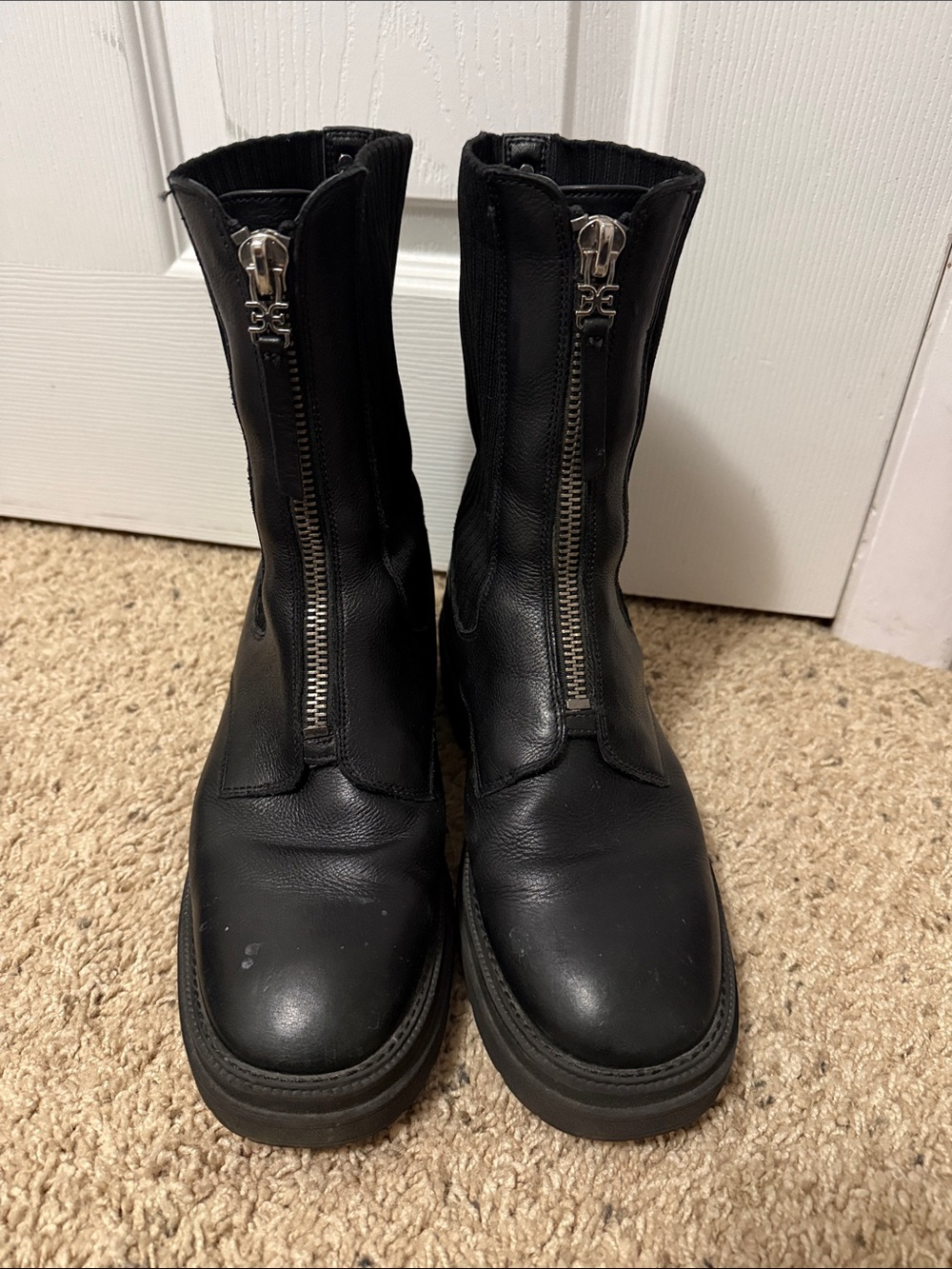 Sam Edelman Zip Front Boots - Sz 9.5